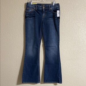 NWT Silver Aiko Flare Leg Size 31x33